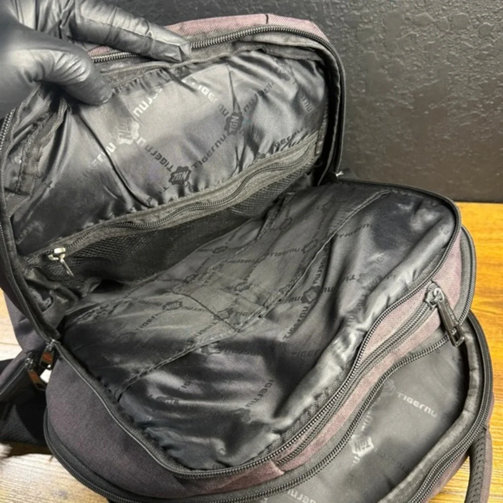 Tigernu T-B3105 Black Oxford Fabric 15.6 Laptop Backpack Mens Womens OS‎